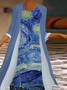 Women Paintings Printing Two-Piece Set Daily Three Quarter Sleeve Casual Spring/Fall Coat With Skirt Matching Set