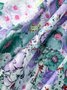 Women Floral Printing Two-Piece Set Daily Long Sleeve Casual Spring/Fall Top With Pants Matching Set