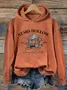 Women Halloween Spring/Fall Long Sleeve Vintage Daily Hoodie