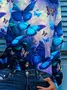 Women Butterfly Long Sleeve Tee T-shirt Crew Neck Printing Casual Spring/Fall Graphic Tee Top
