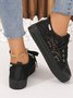 New Hollow Mesh Breathable Platform Thick-soled Casual Shoes