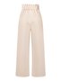 Women Plain Long Elastic Waist Pants Casual Spring/Fall Trousers