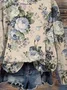 Women Floral Crew Neck Printing Casual Spring/Fall Long Sleeve Sweatshirt