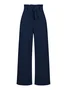 Women Plain Long Elastic Waist Pants Casual Spring/Fall Trousers