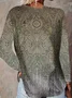 Women Paisley Long Sleeve Tee T-shirt Crew Neck Printing Casual Spring/Fall Graphic Tee Top