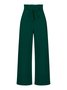 Women Plain Long Elastic Waist Pants Casual Spring/Fall Trousers