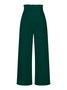 Women Plain Long Elastic Waist Pants Casual Spring/Fall Trousers