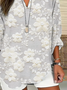 Women Floral Long Sleeve Blouse Spring/Fall Printing V Neck Daily Casual Top