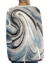 Women Abstract Long Sleeve Tee T-shirt Crew Neck Printing Casual Spring/Fall Graphic Tee Top