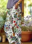 Women Floral Long Pants Casual Spring/Fall Trousers
