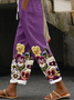 Women Floral Ankle Pants Pants Casual Spring/Fall Trousers