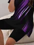 Women Abstract Printing Two-Piece Set Daily Short Sleeve Casual Summer Top With Pants Matching Set
