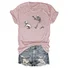 Women Dog Short Sleeve Tee T-shirt Crew Neck Casual Summer Top