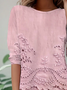 Women Floral Long Sleeve Tee T-shirt Crew Neck Printing Casual Spring/Fall Graphic Tee Top