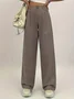 Women Houndstooth Long Pants Casual Spring/Fall Trousers