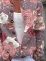 Women Floral Casual Spring/Fall Printing Cardigan