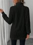 Women Plain Long Sleeve Tee T-shirt Crew Neck Casual Spring/Fall Top