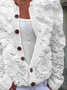 Women Floral Casual Spring/Fall Printing Cardigan