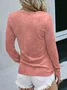 Women Abstract Long Sleeve Tee T-shirt Crew Neck Printing Casual Spring/Fall Graphic Tee Top