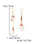 Alloy Electroplating Halloween Jewelry Cartoon Bat Ghost Pumpkin Earrings Halloween Kitten Skull Spider Witch Earrings