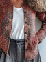 Women Ethnic Vintage Spring/Fall Printing Cardigan