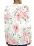 Women Floral Long Sleeve Tee T-shirt Crew Neck Printing Casual Spring/Fall Graphic Tee Top