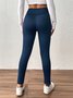 Women Plain Casual Winter Long Leggings