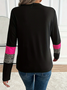 Women Leopard Long Sleeve Tee T-shirt Crew Neck Printing Casual Spring/Fall Graphic Tee Top