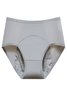 Plain Split Joint Sports Menstrual Pants Special Sanitary Pants Oversized High Waist Comfortable Menstrual Period Briefs Panty