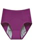 Plain Split Joint Sports Menstrual Pants Special Sanitary Pants Oversized High Waist Comfortable Menstrual Period Briefs Panty