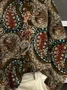 Women Floral Printing Spring/Fall Vintage Long Sleeve Turtleneck Sweater