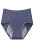 Plain Split Joint Sports Menstrual Pants Special Sanitary Pants Oversized High Waist Comfortable Menstrual Period Briefs Panty