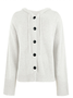 Women Plain Spring/Fall Cover-up Vintage Split Joint Lightweight Cardigan