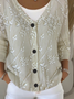 Women Floral Long Sleeve V Neck Casual Spring/Fall Cardigan Outerwear
