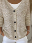 Women Floral Long Sleeve V Neck Casual Spring/Fall Cardigan Outerwear