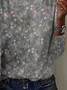 Women Floral Long Sleeve Tee T-shirt Crew Neck Printing Casual Spring/Fall Graphic Tee Top