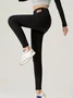 Women Plain Casual All Season Ankle Pants Leggings