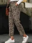 Women Leopard Long Pants Casual Spring/Fall Trousers