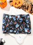 Halloween Skull Ghost Floral Headband Horror Flat Cross Hairband Headband
