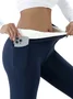 Women Plain Casual All Season Ankle Pants Leggings