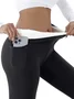 Women Plain Casual All Season Ankle Pants Leggings