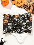 Halloween Skull Ghost Floral Headband Horror Flat Cross Hairband Headband