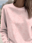 Women Floral Crew Neck Printing Casual Spring/Fall Long Sleeve Sweatshirt