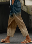 Women Abstract Long Pants Casual Spring/Fall Trousers