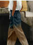 Women Abstract Long Pants Casual Spring/Fall Trousers