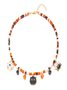 Halloween Necklace Funny Pumpkin Ghost Cat Pendant Horror Contrast Color Rice Bead Necklace Clavicle Chain