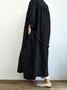 Women Plain Spring/Fall Cover-up Vintage Split Joint Lightweight Cardigan