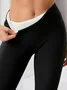 Women Plain Casual All Season Ankle Pants Leggings