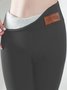 Women Plain Casual All Season Ankle Pants Leggings