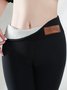 Women Plain Casual All Season Ankle Pants Leggings